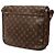 Borsa a tracolla Louis Vuitton Monogram Beaubourg Messenger MM marrone - vista 2