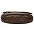 Borsa a tracolla Louis Vuitton Monogram Beaubourg Messenger MM marrone - vista 3