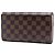 Bolsa transversal carteira com corrente Louis Vuitton Damier Ebene Croisette marrom - vista 2