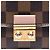 Bolsa transversal carteira com corrente Louis Vuitton Damier Ebene Croisette marrom - vista 5