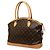 Borsa a mano orizzontale Louis Vuitton Monogram Lockit marrone - vista 2