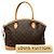 Borsa a mano orizzontale Louis Vuitton Monogram Lockit marrone - vista 7
