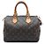 Borsa Boston Louis Vuitton Monogram Speedy 25 marrone