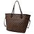 Borsa Tote Neverfull MM in Damier Ebene marrone Louis Vuitton - vista 2
