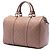 Borsa Boston Gucci Medium Guccissima Joy Marrone - vista 2