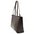 Tote in pelle marrone Burberry - vista 2
