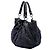 Borsa Tote Blue Chanel Large Quilted Denim Stretch Spirit - vista 2