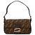 Fendi Baguette Schultertasche aus braunem Zucca Canvas