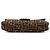 Fendi Baguette Schultertasche aus braunem Zucca Canvas - Ansicht 3