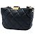 Borsa Hobo Chanel CC in agnello trapuntato nero con catena - vista 2
