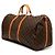 Borsa da viaggio marrone Louis Vuitton Monogram Keepall Bandouliere 60 - vista 2