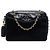 Camera Borsa a tracolla Chanel CC in pelo di pony nero e pelle con nappa