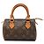 Sac à main Louis Vuitton Monogram Mini Speedy HL marron