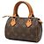 Sac à main Louis Vuitton Monogram Mini Speedy HL marron - vue 2