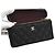 Mini Vanity Case Chanel Black CC Quilted Caviar Slim con borsa a tracolla con catena Nero - vista 6