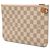 Pochette Louis Vuitton Damier Azur Neverfull MM Bianca Bianco - vista 2
