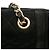 Borsa a tracolla Chanel in scamosciato trapuntato con nappa nera Nero - vista 9