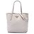 Borsa Tote Open Convertible Prada Vitello Daino bianca Bianco