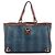 Blaue Gucci Denim Interlocking G Abbey D-Ring Tote