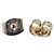 Orecchini Double CC Drop con strass e perle sintetiche placcati oro Chanel D'oro - vista 4