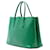 Borsa Double Saffiano Cuir Medium Verde Prada - vista 2