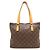 Borsa Cabas Piano Tote Louis Vuitton Monogram Marrone
