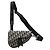 Bolso de cintura Dior Mini Oblique Canvas Saddle azul