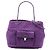 Borsa Tote con catena Prada Impuntu Tessuto viola Porpora