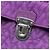 Borsa Tote con catena Prada Impuntu Tessuto viola Porpora - vista 5