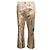 Céline Celine Hose mit bemalten Blumenmotiven Champagne & Multicolor Größe FR 44 Beige