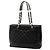 Borsa Tote Grand Shopping Chanel Caviar Nera Nero - vista 2