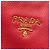 Borsa Shopper Tote Satchel Prada Vitello Daino rossa con zip laterale Rosso - vista 5