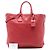 Borsa Shopper Tote Satchel Prada Vitello Daino rossa con zip laterale Rosso - vista 7