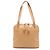 Borsa a tracolla Chanel CC Caviar Two Way Zip color Tan Cammello