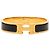 Hermès Clic H Armband schmal Email Schwarz PM