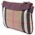Borsa a tracolla Peyton in tela House Check marrone Burberry - vista 2