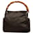 Bamboo Borsa a mano Gucci in nylon e bambù marrone