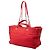 Borsa Tote e Borsa a mano Chanel Medium CC Quilted Canvas Double Face Deauville rossa Rosso - vista 2