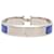 Pulseira Hermès Narrow Enamel Clic H Azul GM  - vista 3