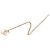 Collana con pendente luna strass placcato oro Gold Chanel CC D'oro - vista 5