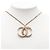 Collana con pendente luna strass placcato oro Gold Chanel CC D'oro - vista 6