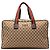 Borsa da viaggio Gucci GG Canvas Web beige