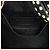 Saint Laurent Black Chevron Kalbsleder Polka Dot Round Vinyle Camera Bag Schwarz - Ansicht 6