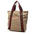 Tote Gucci GG Canvas Web beige - vista 2