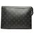 Clutch Pochette Voyage MM Monogram Eclipse nera Louis Vuitton Nero