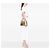 Borsa Gucci Small GG Supreme Tian Padlock Beige - vista 6
