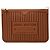 Pochette Louis Vuitton Neverfull Inside Out MM in pelle di vitello marrone