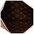 Pochette Louis Vuitton Neverfull Inside Out MM in pelle di vitello marrone - vista 4