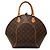 Borsa Louis Vuitton Monogram Ellipse MM Marrone