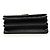 Borsa a tracolla Chanel Mini CC Quilted Lambskin Coco Clips Wallet on Chain nera Nero - vista 3